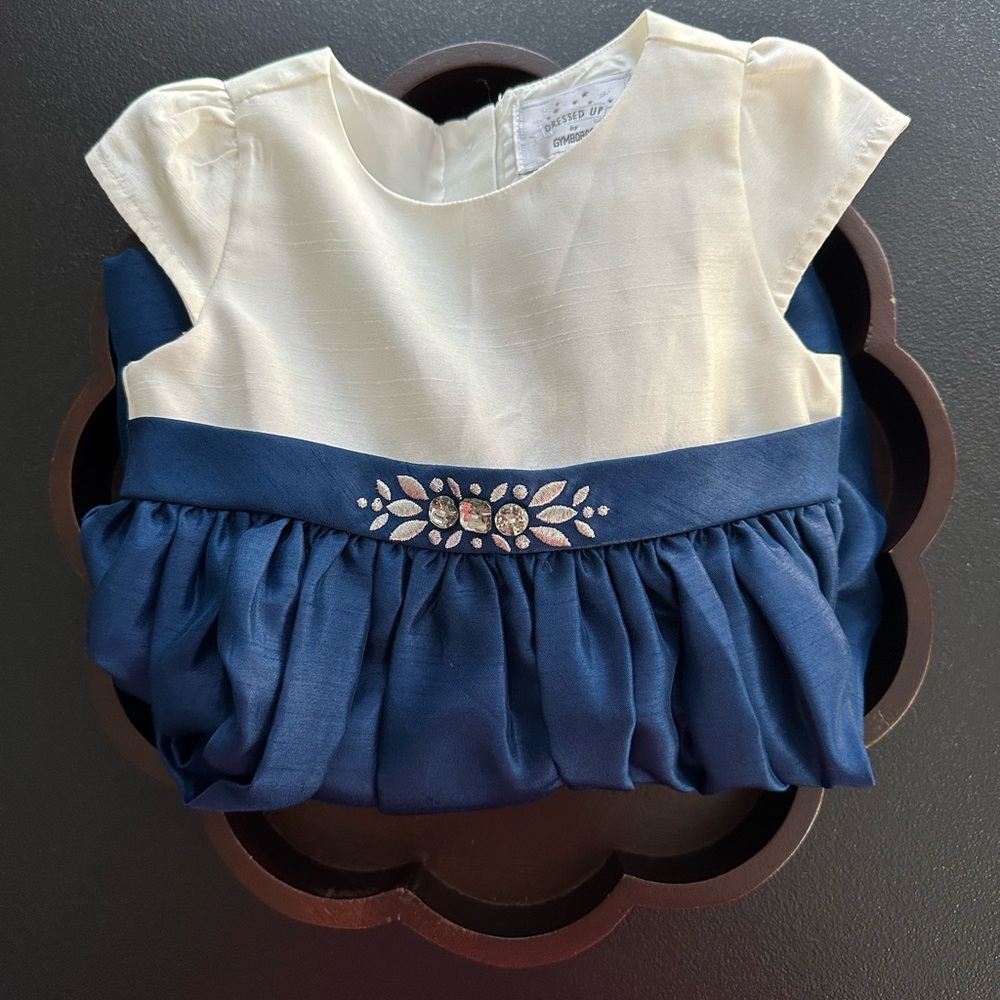 Toddler Girls Size 2T Dress ~ Dresses Up By Gymboree Dress with Cap Sleeves